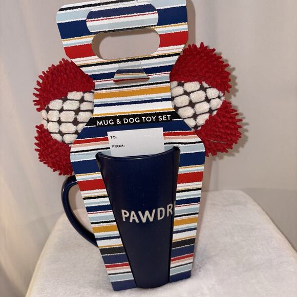 Mug & Dog Toy Gift Set PAWDRE Mug Plush Toy and Dog Tag - Picture 2 of 3